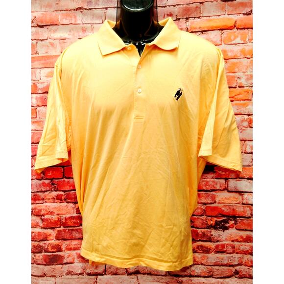 Fairway & Greene Polo Shirt Men's XL Yellow Casual Short Sleeve Golf Performance - Picture 1 of 6